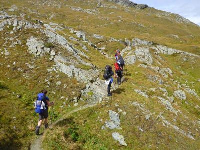 008-Auf dem Venediger Hoehenweg ueber dem Frotznitzbachtal